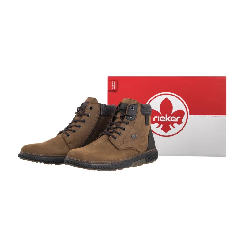 Rieker Brązowe B3343-26 Brown (RI138-b) saapad