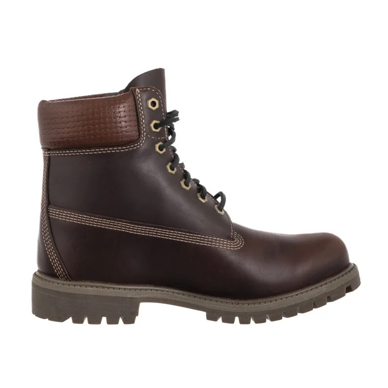 Timberland Premium 6 In Lace Waterproof MD Brown Full Grain 0A2P6W EIU (TI138-b) saapad