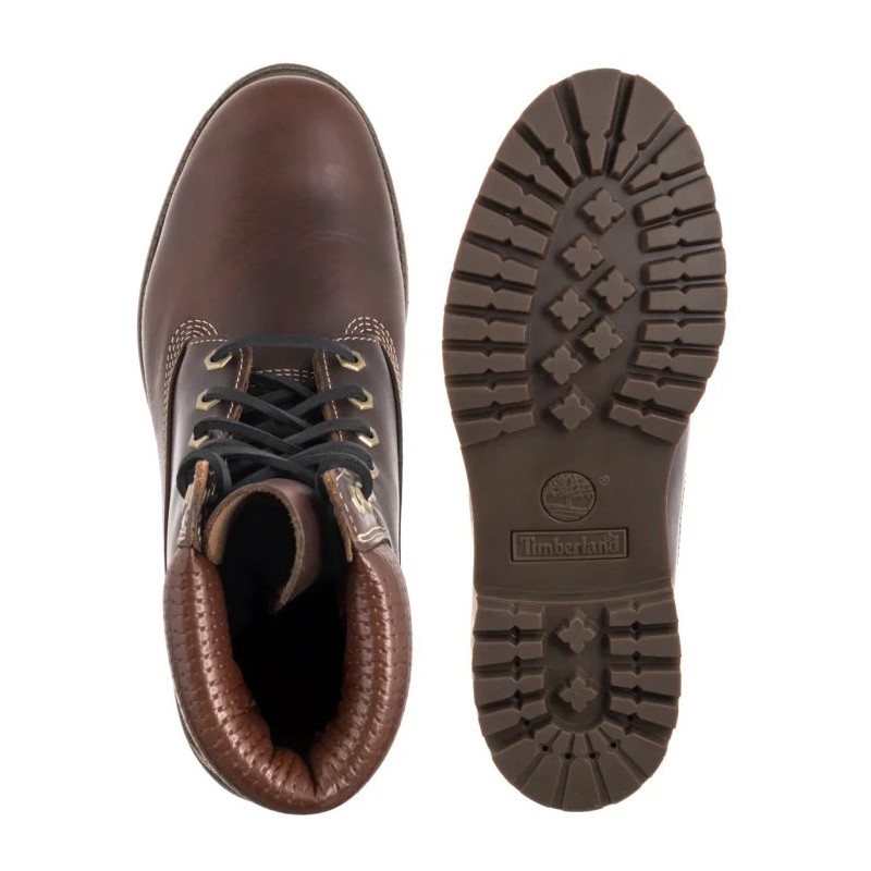 Timberland Premium 6 In Lace Waterproof MD Brown Full Grain 0A2P6W EIU (TI138-b) saapad