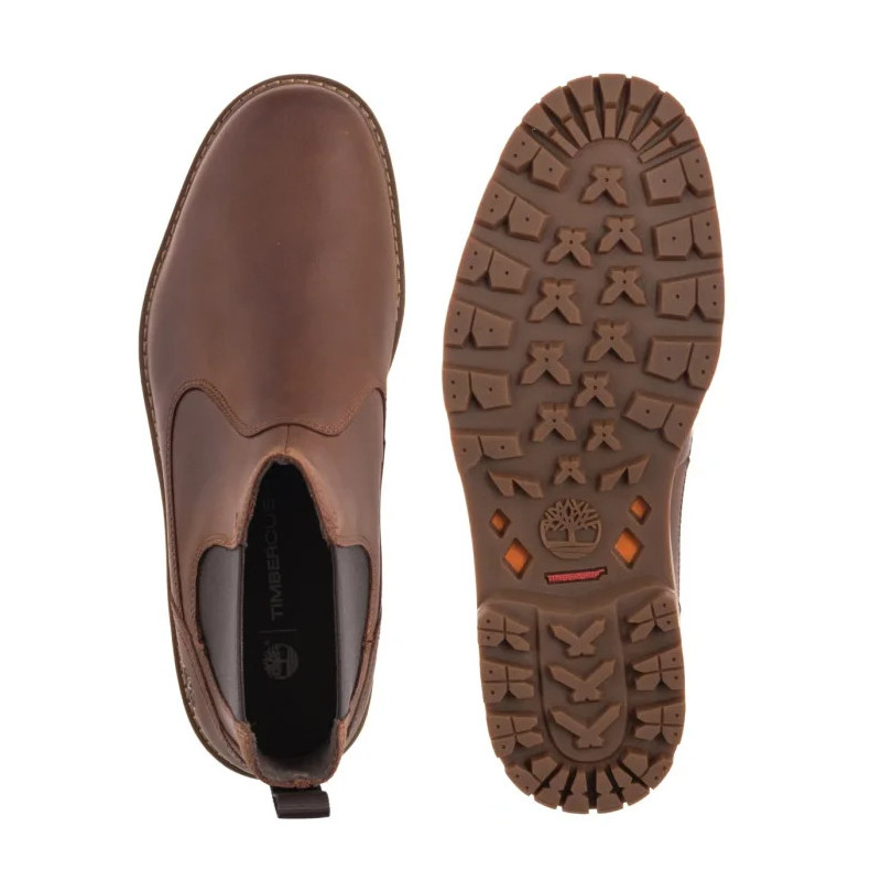 Timberland Britton Road Mid Chelsea Boot Rust Full Grain 0A6A4W EM6 (TI141-b) kingad