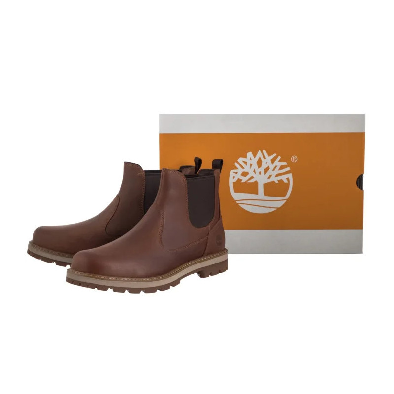 Timberland Britton Road Mid Chelsea Boot Rust Full Grain 0A6A4W EM6 (TI141-b) kingad