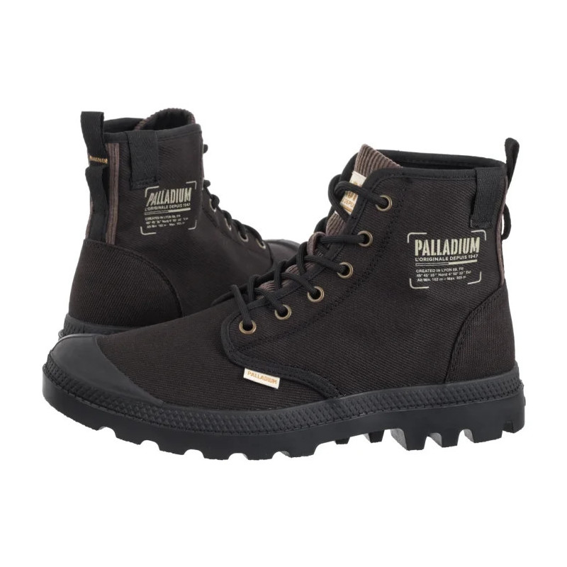 Palladium Pampa Michigan Black 79496-008-M (PA152-b) saapad