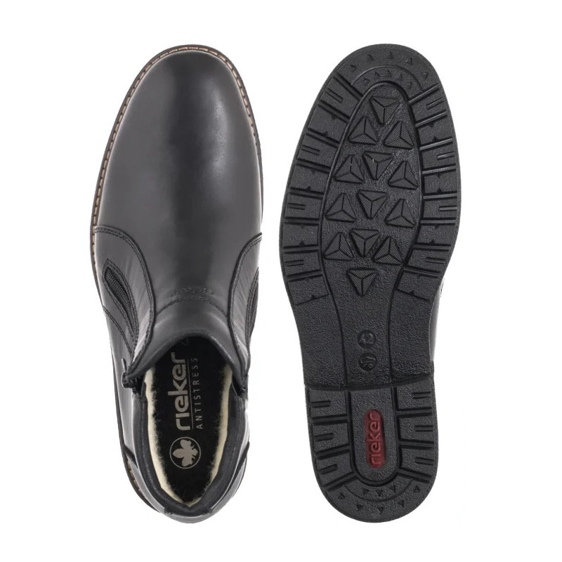 Rieker Czarne 33160-00 Black (RI315-a) kingad