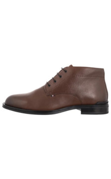 Tommy Hilfiger Corporate Hilfiger Lth Boot Winter Cognac FM0FM05697 GVI (TH1410-b) kingad
