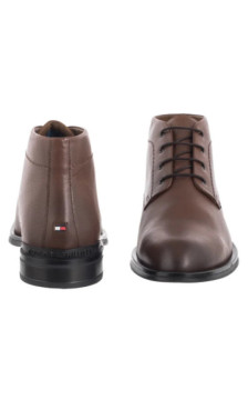 Tommy Hilfiger Corporate Hilfiger Lth Boot Winter Cognac FM0FM05697 GVI (TH1410-b) kingad
