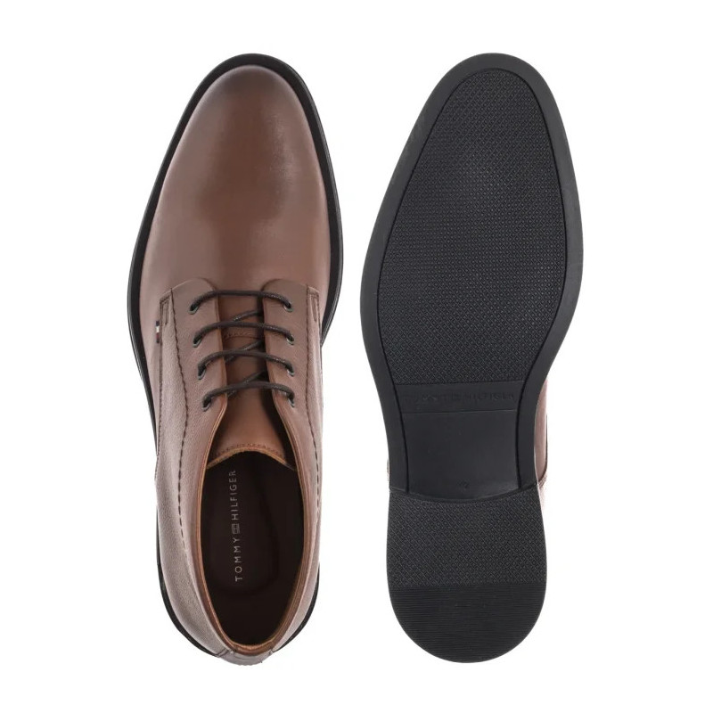 Tommy Hilfiger Corporate Hilfiger Lth Boot Winter Cognac FM0FM05697 GVI (TH1410-b) kingad