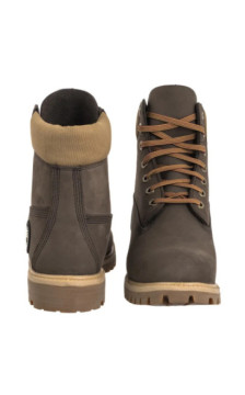 Timberland Premium 6 In Lace Waterproof Dark Brown Nubuck W 0A2P6W A4J (TI153-a) saapad