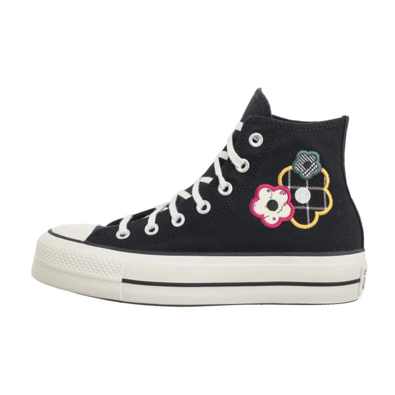 Converse CTAS Lift Hi Black/White/Sunny Angle A15534C (CO817-a) kingad