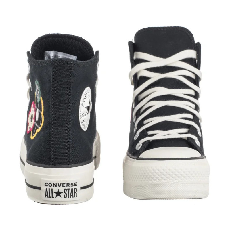 Converse CTAS Lift Hi Black/White/Sunny Angle A15534C (CO817-a) kingad