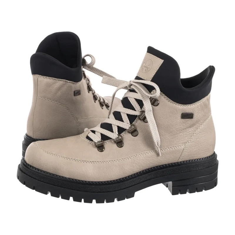 Rieker Beżowe Y3158-60 Beige (RI318-a) kingad