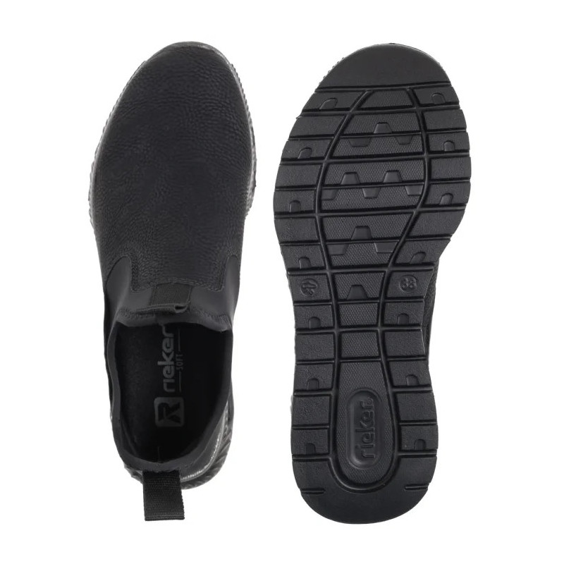 Rieker Czarne M6053-00 Black (RI325-a) kingad