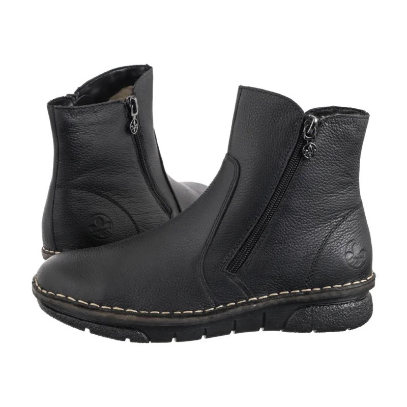 Rieker Czarne 73365-00 Black (RI326-a) kingad