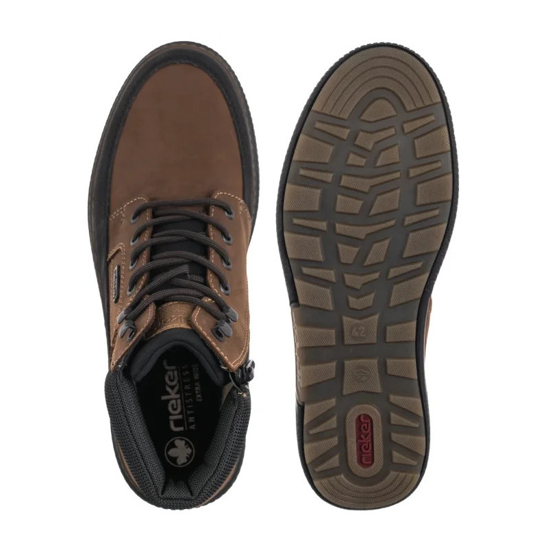 Rieker Brązowe B3331-22 Brown Combination (RI328-a) saapad