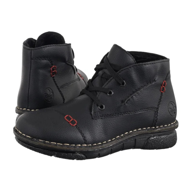 Rieker Czarne 73301-00 Black (RI331-a) kingad