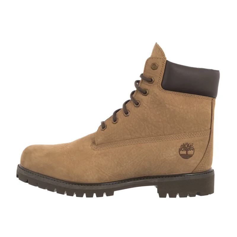 Timberland Premium 6 In Lace Waterproof MD Beige Nubuck W Dk 0A6G1R AFH (TI155-a) saapad