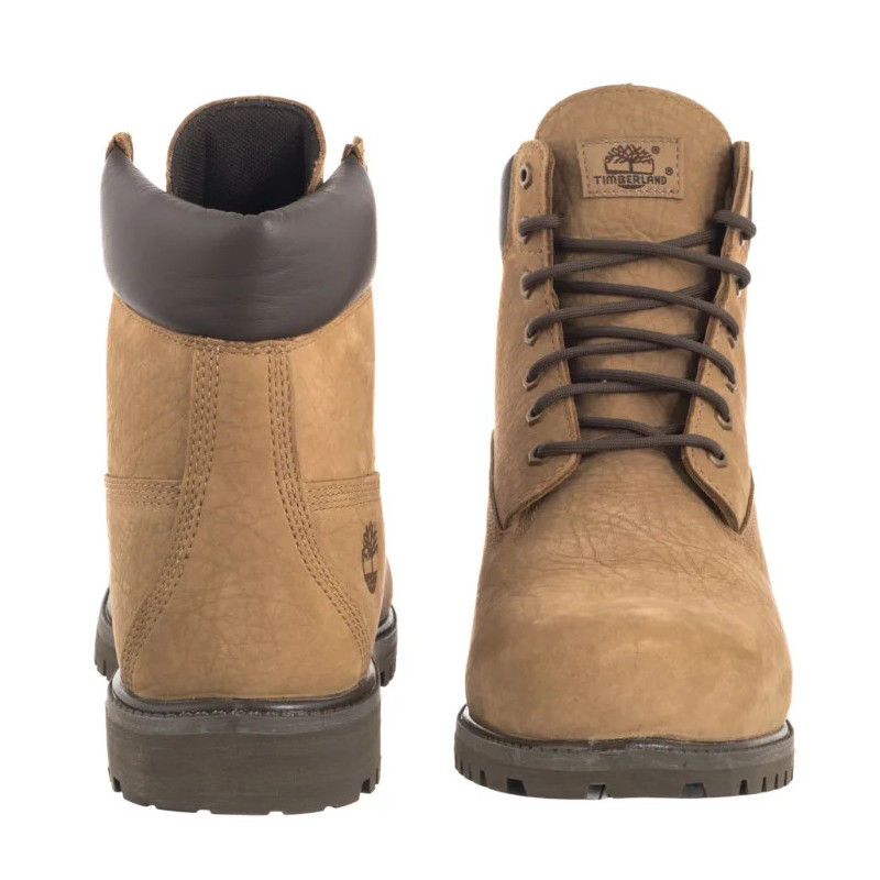 Timberland Premium 6 In Lace Waterproof MD Beige Nubuck W Dk 0A6G1R AFH (TI155-a) saapad