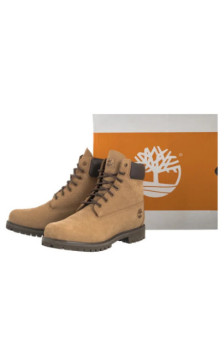 Timberland Premium 6 In Lace Waterproof MD Beige Nubuck W Dk 0A6G1R AFH (TI155-a) saapad