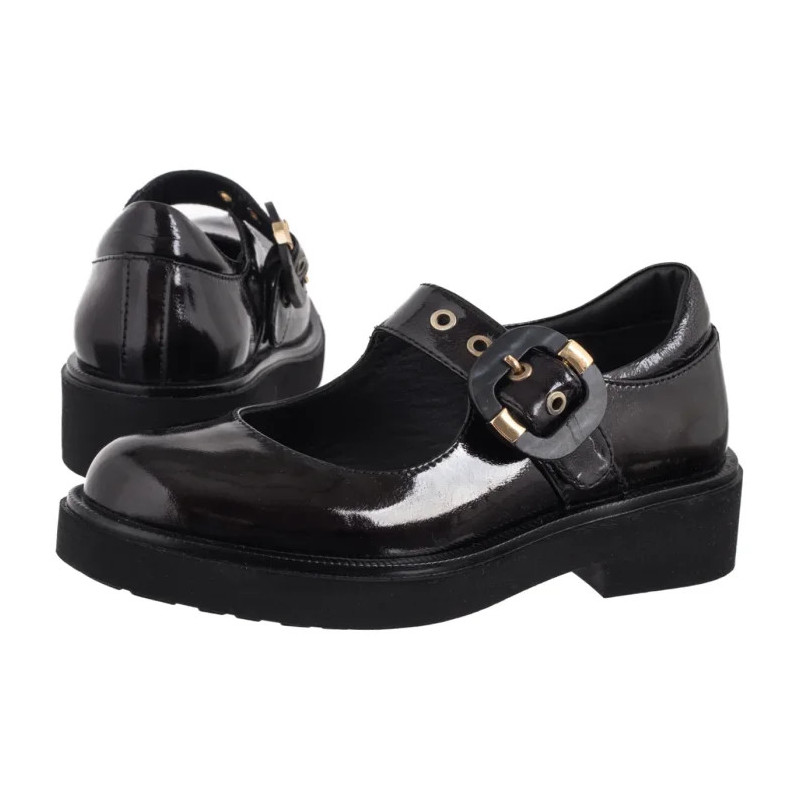 Venezia Czarne V473-01525-04BLA (VE877-a) baleriinid