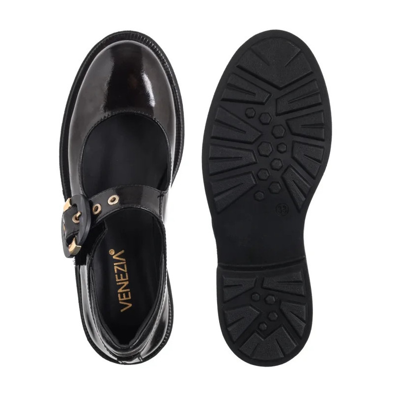 Venezia Czarne V473-01525-04BLA (VE877-a) baleriinid