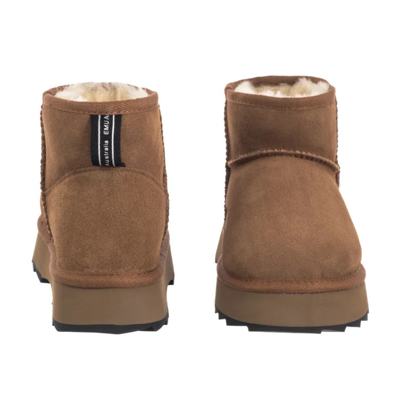 EMU Australia Sharky Micro Flatform Chestnut/Black W13304 (EM551-a) kingad