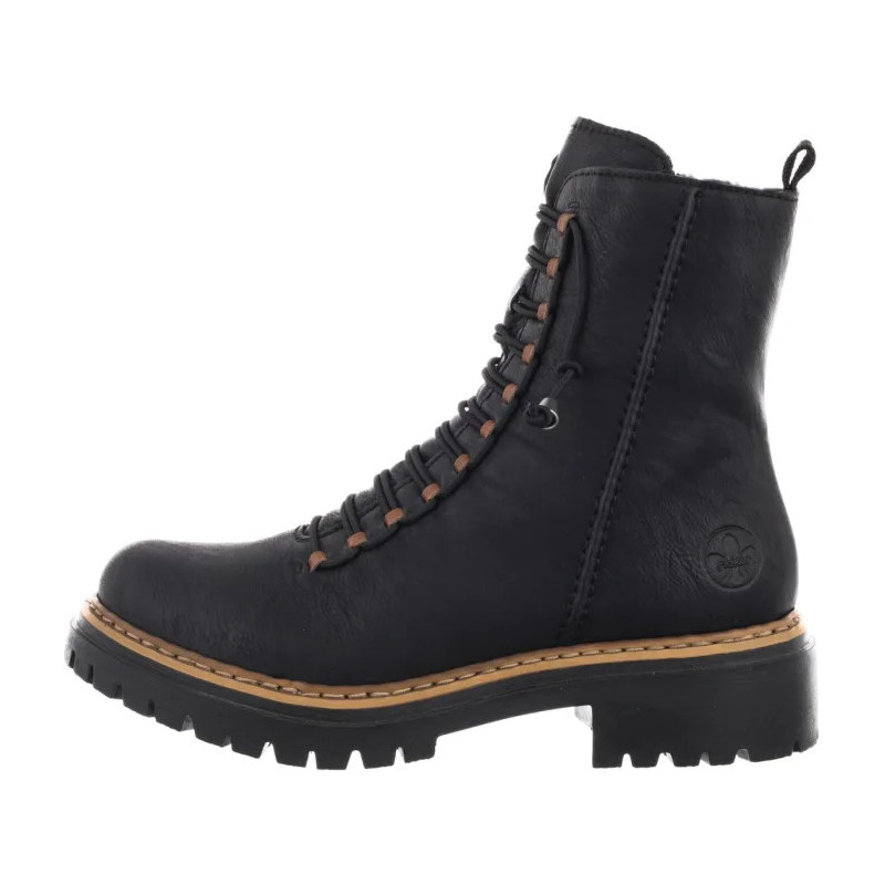 Rieker Czarne 72653-00 Black (RI334-a) saapad