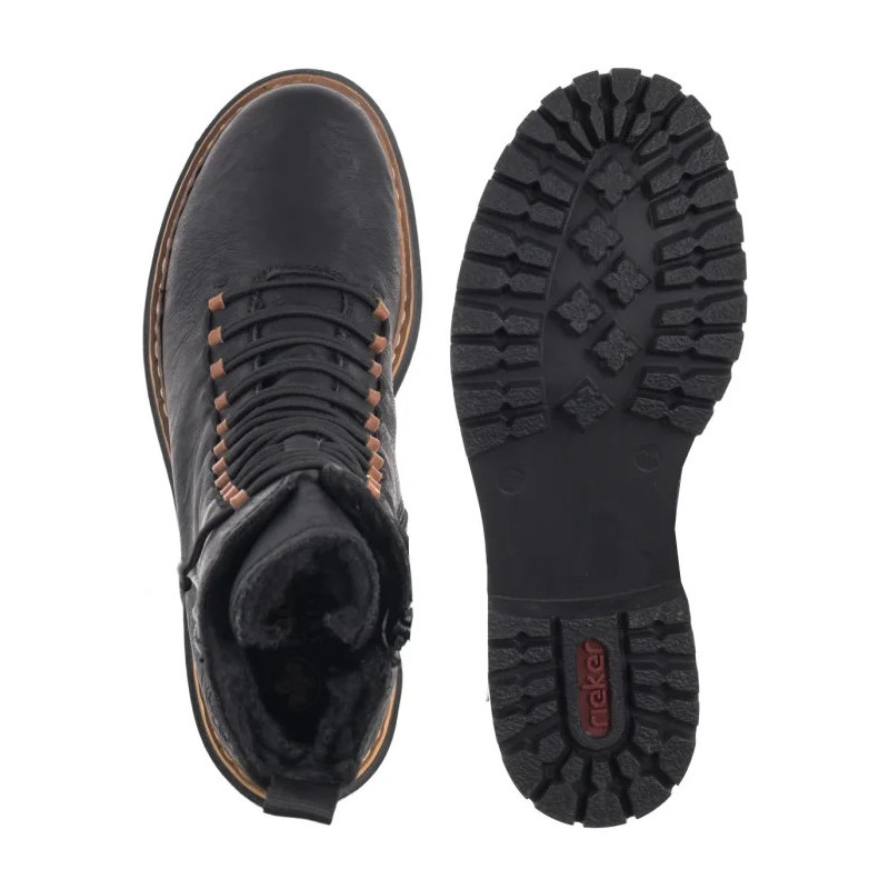 Rieker Czarne 72653-00 Black (RI334-a) saapad
