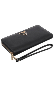 Guess Laurel II Slg Large Zip Around SWBG74 59146 Black (GU789-b) käekott