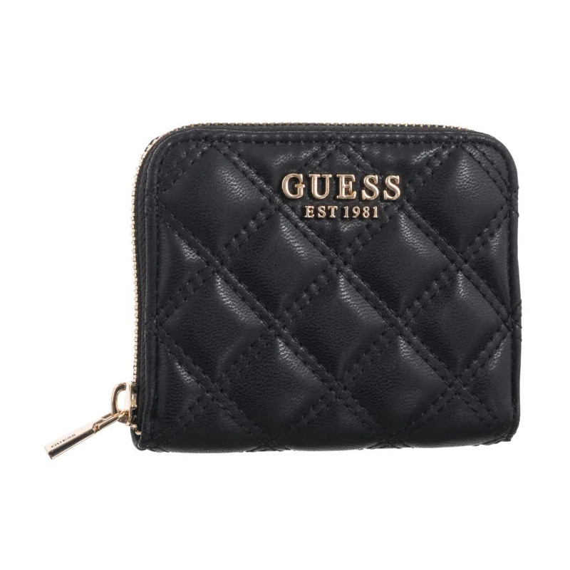 Guess Giully II Slg Small Zip Around SWQG96 73137 Black  (GU804-a) käekott