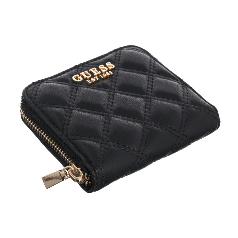 Guess Giully II Slg Small Zip Around SWQG96 73137 Black  (GU804-a) käekott