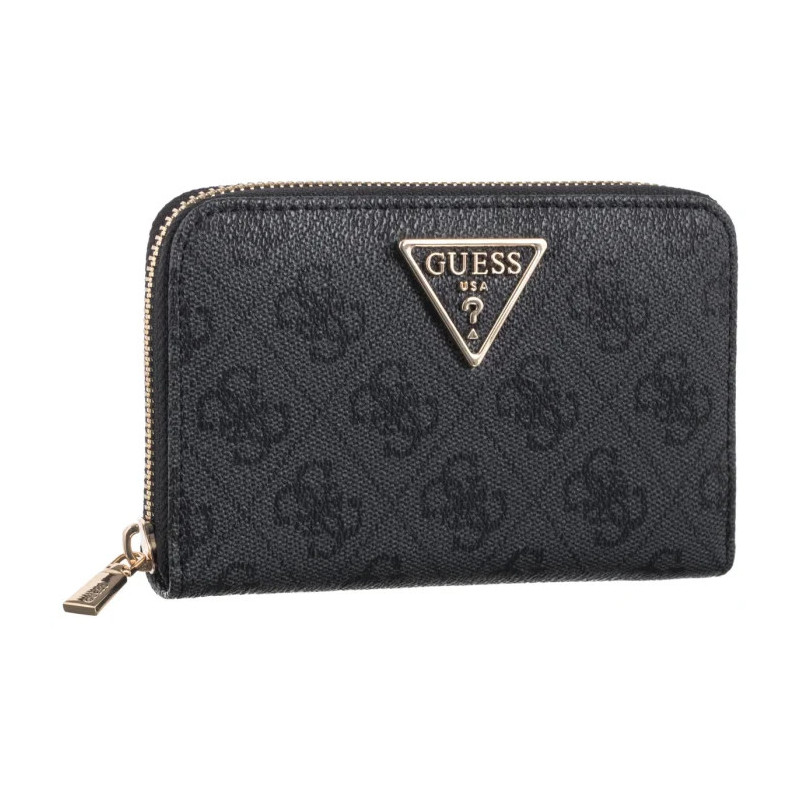 Guess Laurel II Slg Med Zip Around SWSG74 59140 Coal Logo (GU810-a) käekott