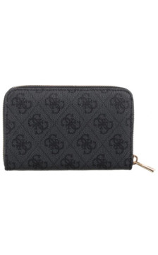 Guess Laurel II Slg Med Zip Around SWSG74 59140 Coal Logo (GU810-a) käekott
