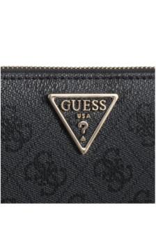 Guess Laurel II Slg Med Zip Around SWSG74 59140 Coal Logo (GU810-a) käekott