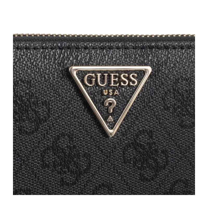 Guess Laurel II Slg Med Zip Around SWSG74 59140 Coal Logo (GU810-a) käekott