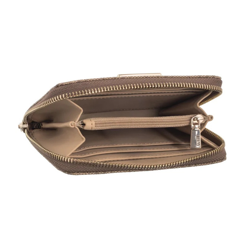 Guess Laurel II Slg Med Zip Around SWSG74 59140 Latte Logo (GU810-b) käekott