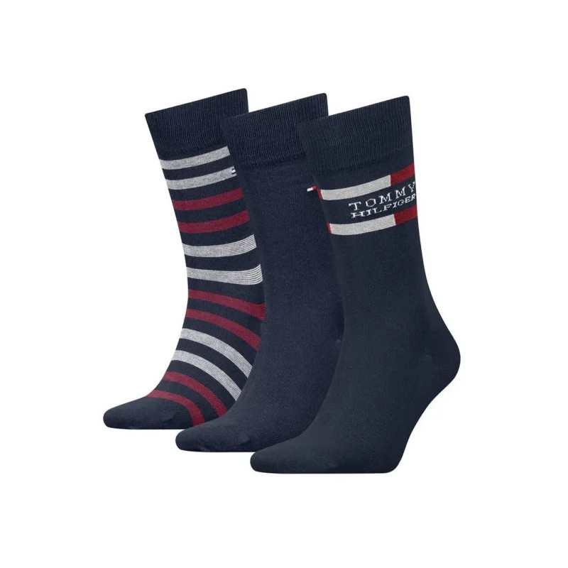 Tommy Hilfiger TH Men Sock 3p Giftbox Tommy Stri 701235376 001 804 (TH1411-a) sokid