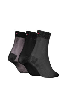Tommy Hilfiger TH Women Short Sock 3P Gifting Black 701236463 001 801 (TH1414-a) sokid