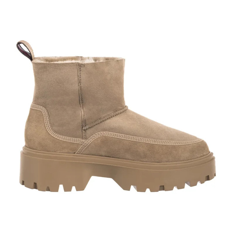 Tommy Hilfiger Real Shearling Pullon Snowboot Horsedish FW0FW08997 ACC (TH1416-a) kingad
