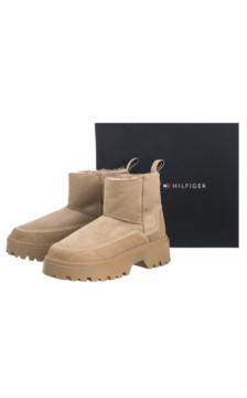 Tommy Hilfiger Real Shearling Pullon Snowboot Horsedish FW0FW08997 ACC (TH1416-a) kingad