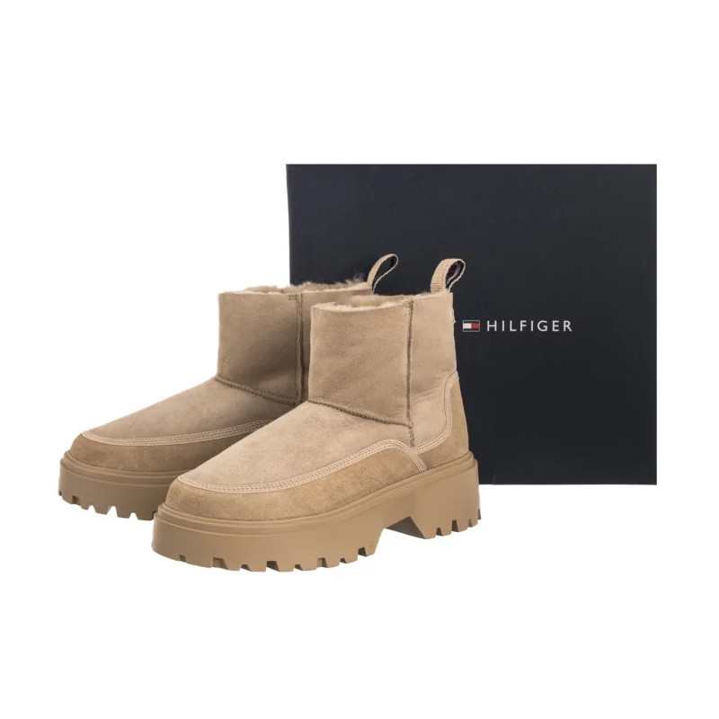 Tommy Hilfiger Real Shearling Pullon Snowboot Horsedish FW0FW08997 ACC (TH1416-a) kingad