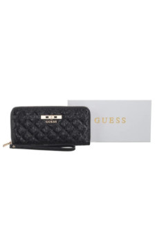 Guess Idra Slg Large Zip Around SWGG81 57146 Black (GU821-a) käekott