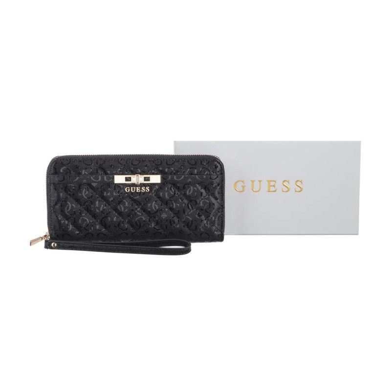 Guess Idra Slg Large Zip Around SWGG81 57146 Black (GU821-a) käekott
