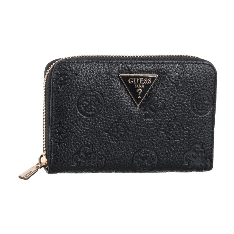 Guess Cresidia II Slg Medium Zip Around SWPD98 88140 Black Logo (GU786-b) käekott