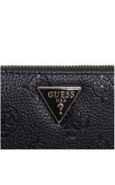 Guess Cresidia II Slg Medium Zip Around SWPD98 88140 Black Logo (GU786-b) käekott