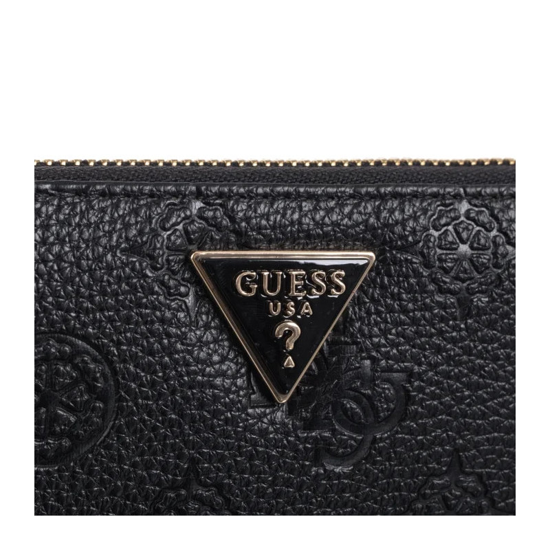 Guess Cresidia II Slg Medium Zip Around SWPD98 88140 Black Logo (GU786-b) käekott
