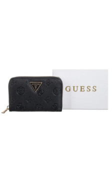 Guess Cresidia II Slg Medium Zip Around SWPD98 88140 Black Logo (GU786-b) käekott