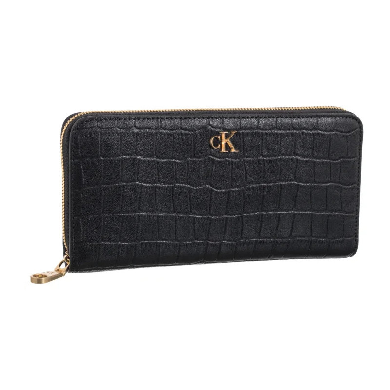 Calvin Klein CK Croc Long Zip Around Black LV04F1096G UB1 (CK705-a) käekott
