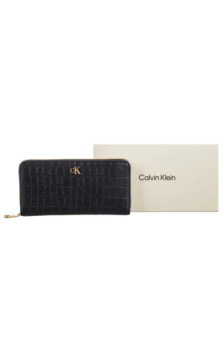 Calvin Klein CK Croc Long Zip Around Black LV04F1096G UB1 (CK705-a) käekott