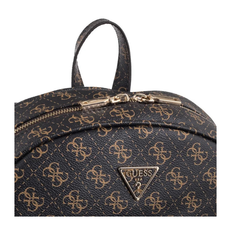 Guess Power Play II Lrg Tech Bckpck HWQG71 24350 Brown Logo (GU825-a) seljakott