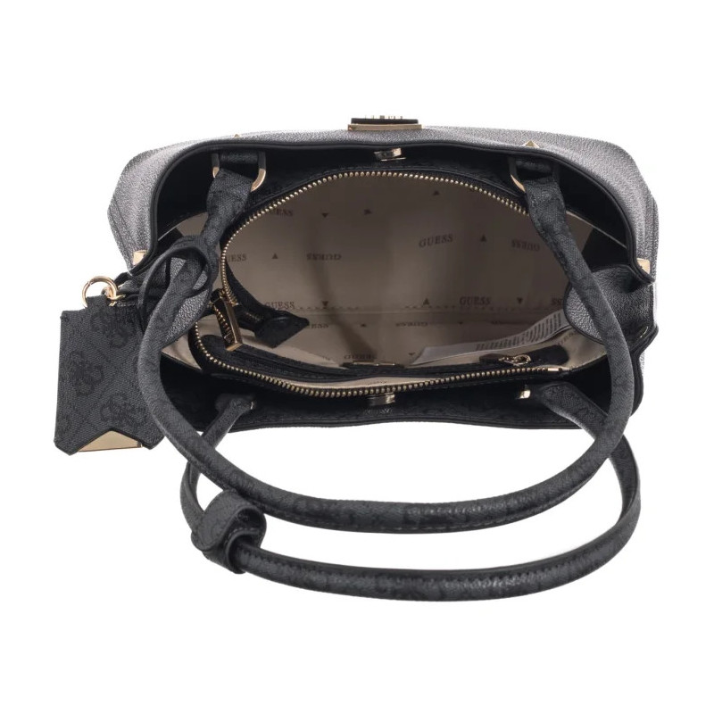 Guess Meridian II Shoulder Satchel HWSG69 74090 Coal Logo (GU827-a) käekott