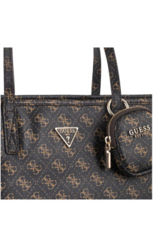 Guess Power Play II Large Tech Tote HWQG71 24240 Brown Logo (GU829-a) käekott